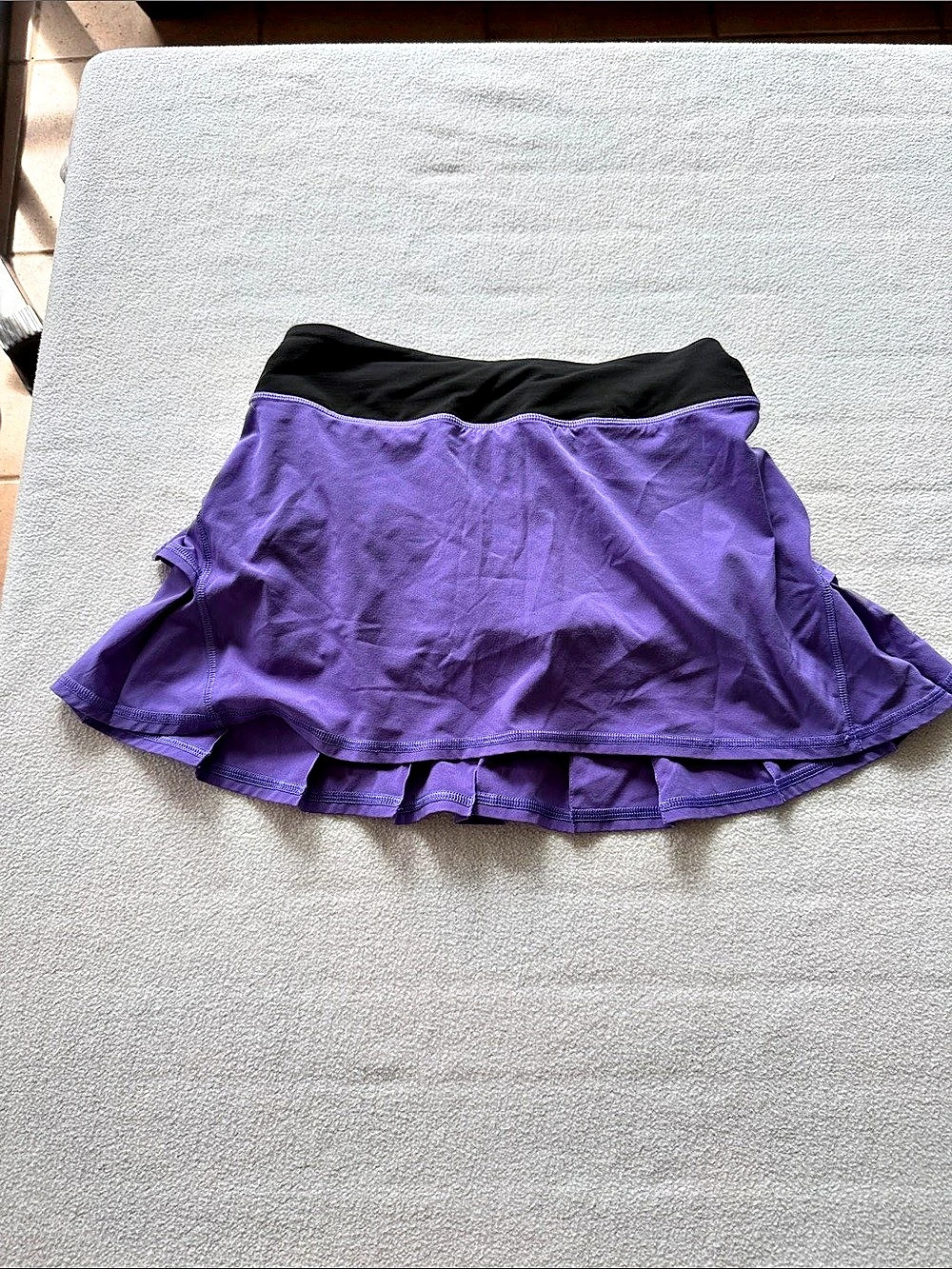 lululemon Pace Rival Mid-Rise Skirt Purple & Black